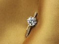 Luxury 925 Sterling Silver Classic Ring for Women Six-Claw Jewelry Simple 0.70 ct Diamond Ring Imitation Diamond Women's Ring