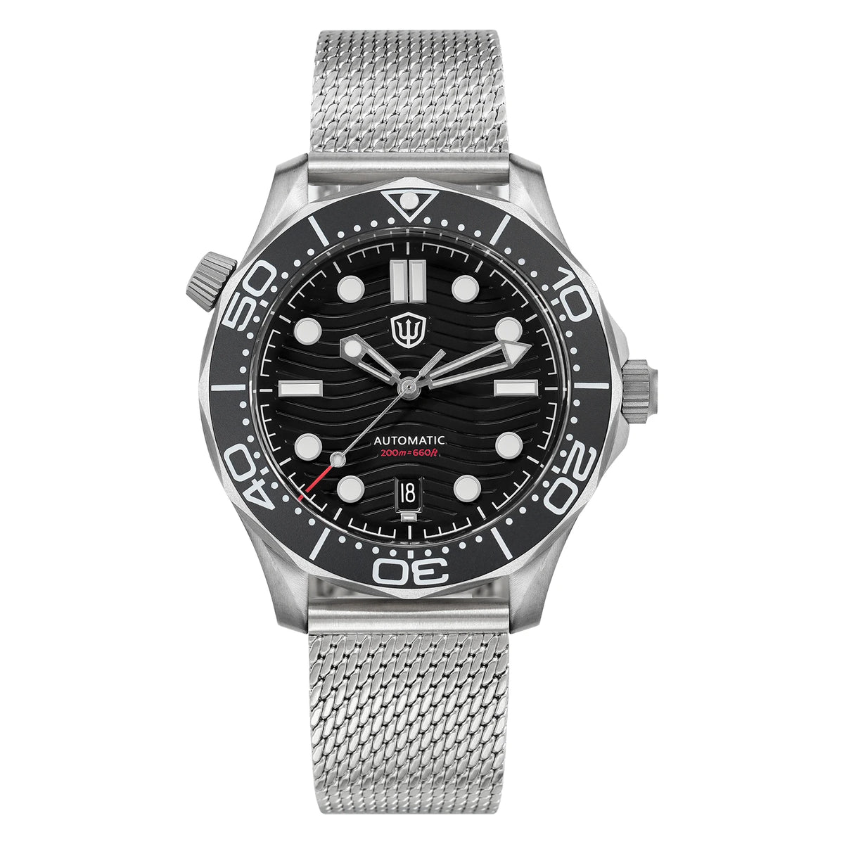Watchdives WD007 V4 Automatic Dive Watch 200M Waterproof PT5000 Movement Titanium Case Sapphire Crystal Mens Watch With Gift